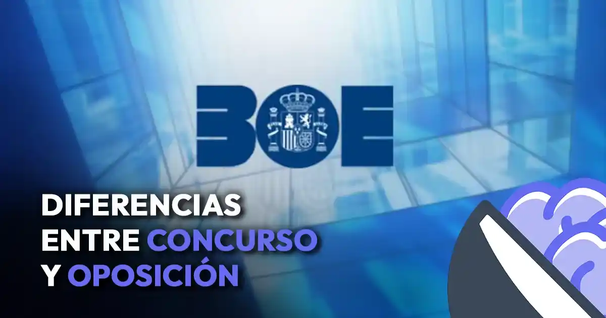 Oposición, concurso-oposición y concurso de méritos
