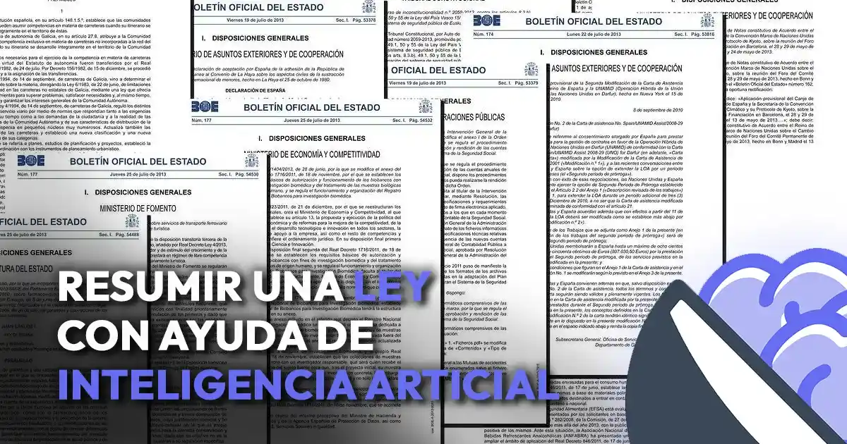 Cómo resumir una ley con IA sin perder artículos