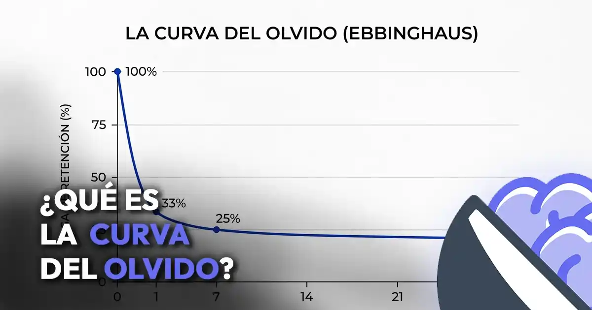 Curva del olvido en oposiciones: repasa antes de olvidar