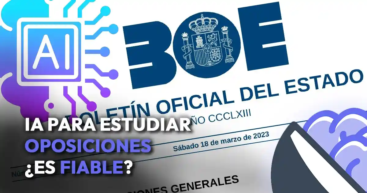 ¿Es fiable la IA para oposiciones? Qué puede hacer y qué no