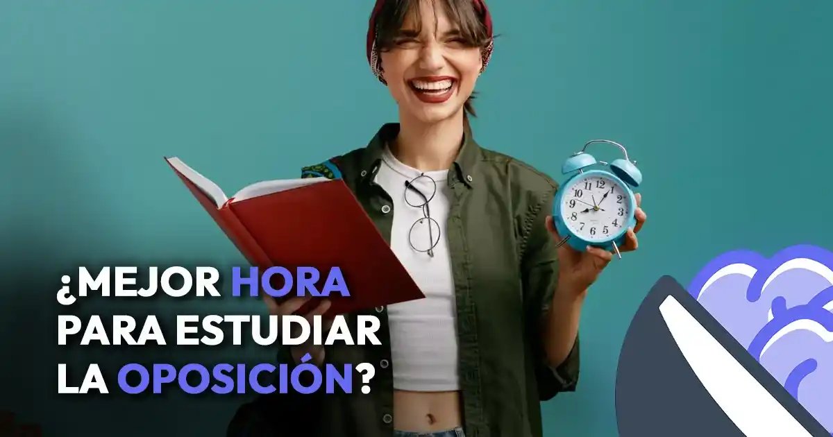 Mejor hora para estudiar oposiciones: tu franja ideal