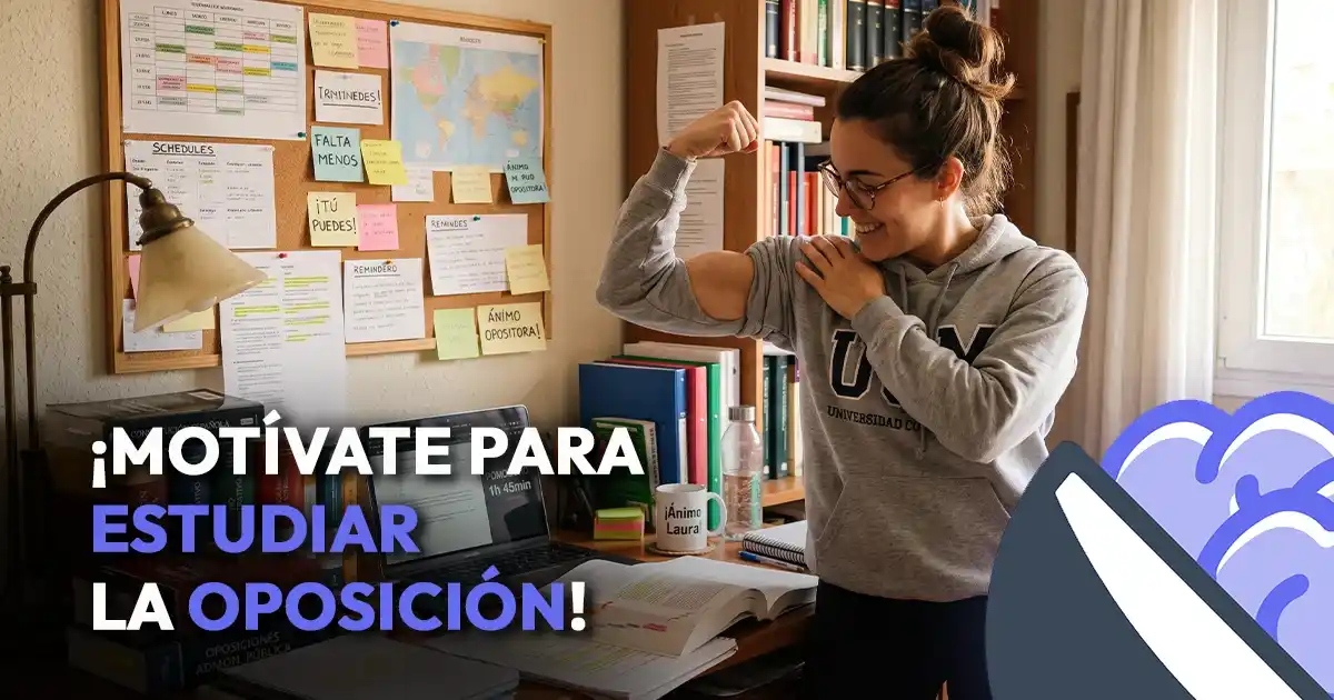 Motivación para estudiar oposiciones sin tirar la toalla