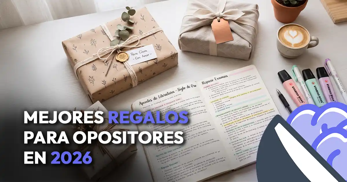 Regalos para opositores en 2026: ideas útiles y originales